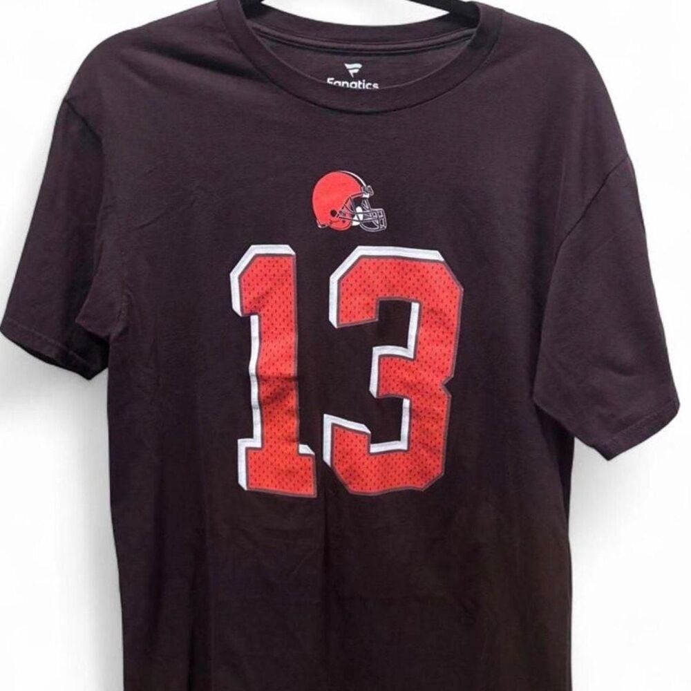 Cleveland Browns Odell Beckham Jr. #13 Graphic Tee Fanatics Size Medium